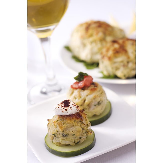 Jumbo Lump Maryland Crab Cake Appetizers (Case of 24)