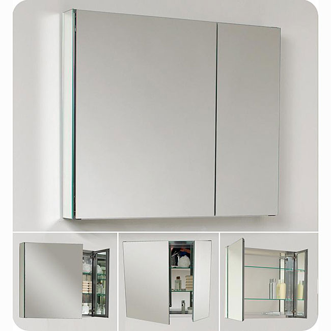 Fresca Medium Mirrored Medicine Cabinet  