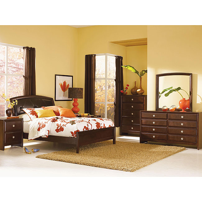 Paloma 4 piece Hardwood Bedroom Set  