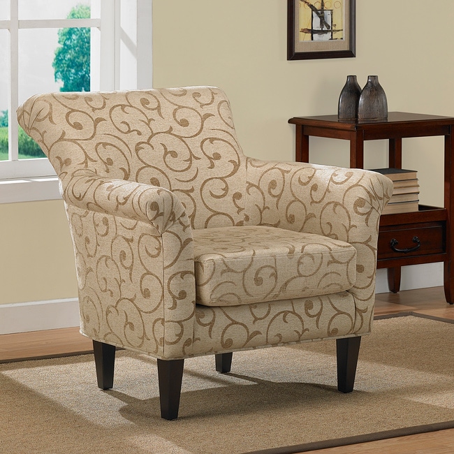 Damask Chenille Cosmopolitan Chair