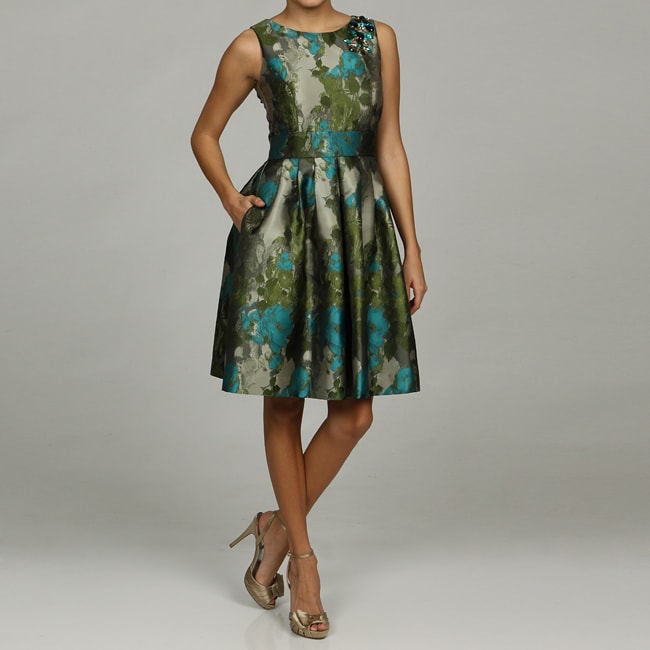 Eliza J Women's Beaded Inset Waist Dress - 13039001 - Overstock.com ...