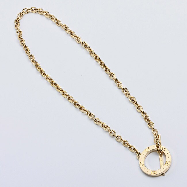 gucci icon necklace in yellow gold