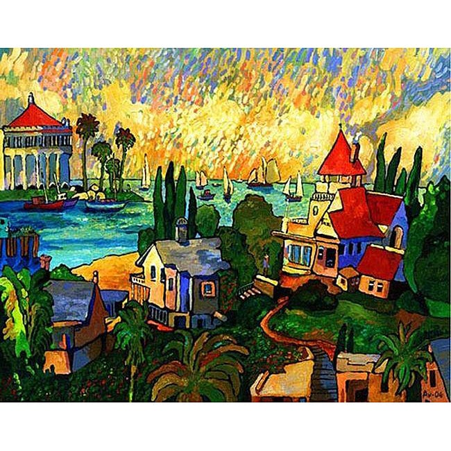 Avi Thaw Catalina Gallery wrapped Canvas