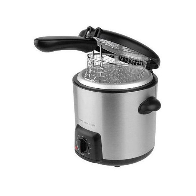 Shop Cook's Essentials K10681 Stainless Steel 1-quart Mini Deep Fryer