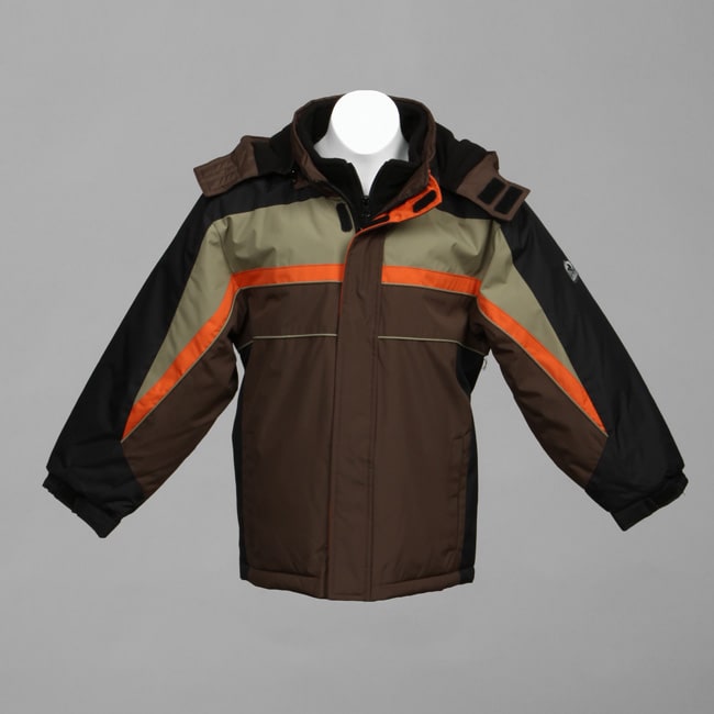 Rothschild Big Boys (8 20) Colorblock Front Zipper Coat