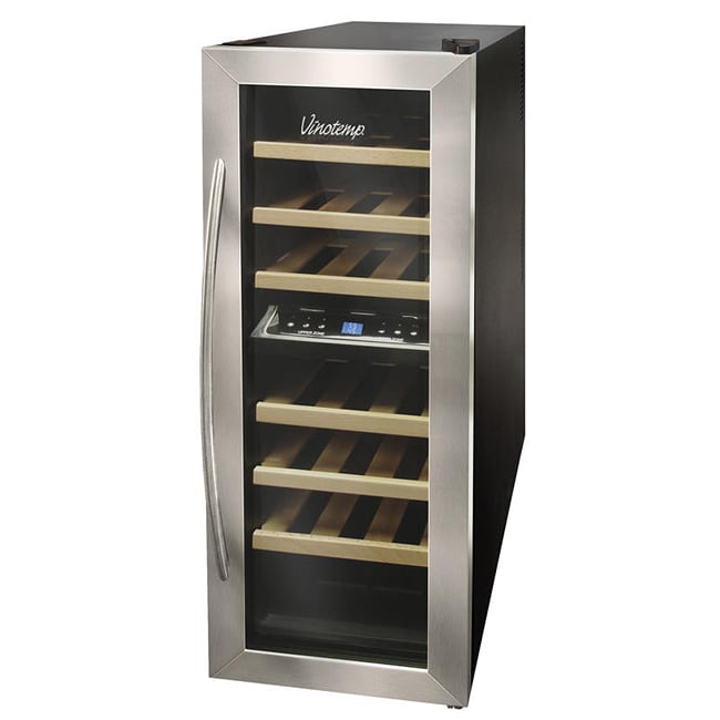 Vinotemp VT21TEDS2Z Dualzone 21bottle Thermoelectric Wine Cooler