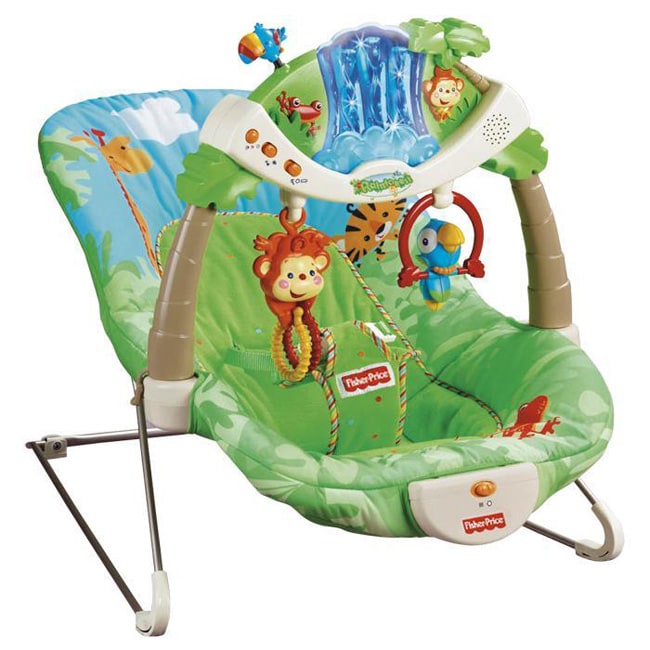 FisherPrice Rainforest Baby Bouncer Free Shipping Today