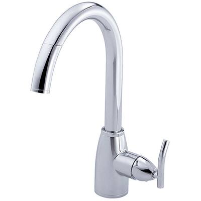 Danze Sonora Single-handle Pullout Chrome Kitchen Faucet - Overstock ...