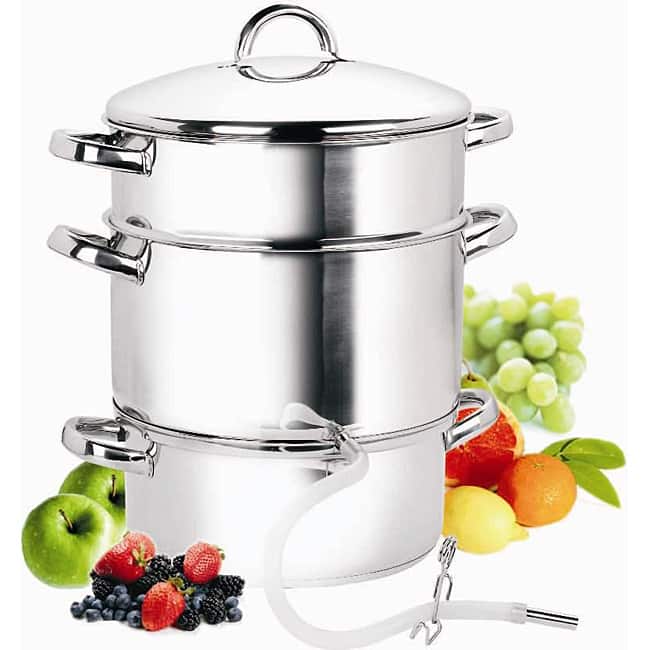 Cook N Home 9.5-Quart Stainless Steel Juicer Steamer