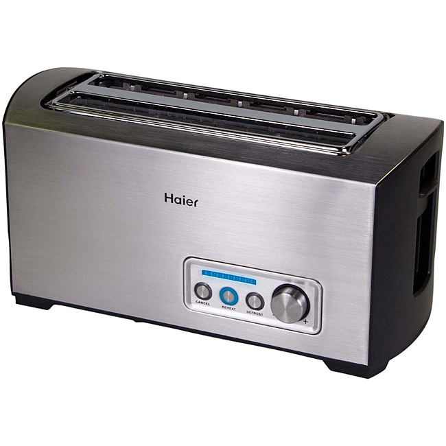 Haier TST240SS Stainless Steel 4 slice Digital Toaster  