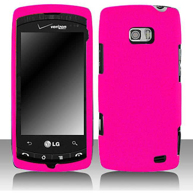 Hot Pink Protective Case for LG Ally VS740  