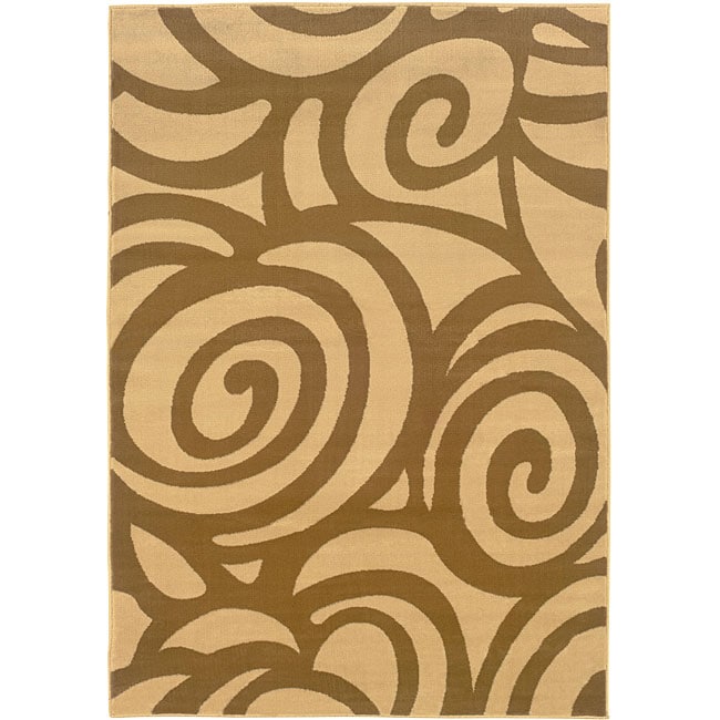 Serenity Ivory Abstract Rug (710 x 1010)  