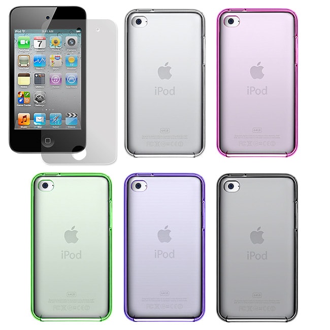 Apple iPod Touch 4th Generation Crystal Skin Case with Screen 