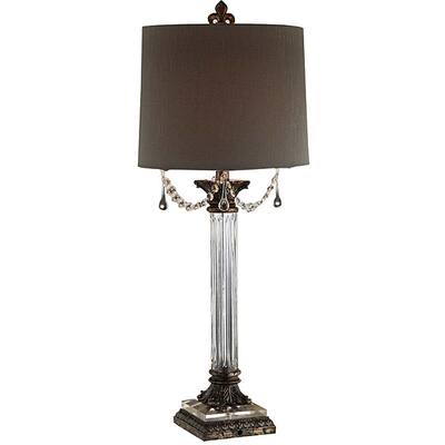 Crystal Dangle Table Lamp