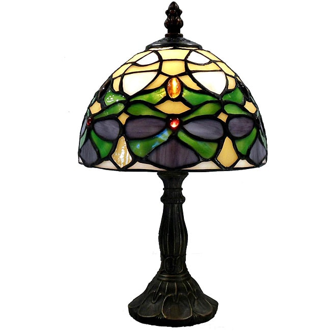 Tiffany style Bronze Cone Table Lamp  