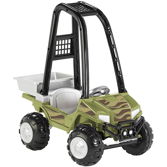 American PlasticToys ATV Camo Utility Ride on Scooter  