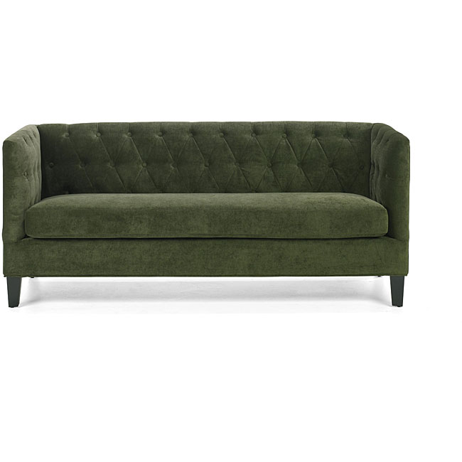 Modern Green Chenille Sofa