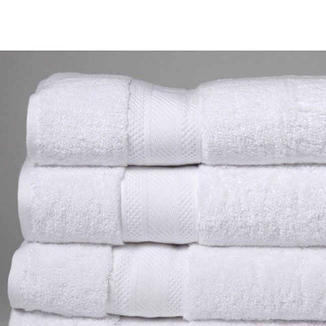 Shop White Supima Cotton Bath Towels (Set of 3) Free Shipping Today 5283368