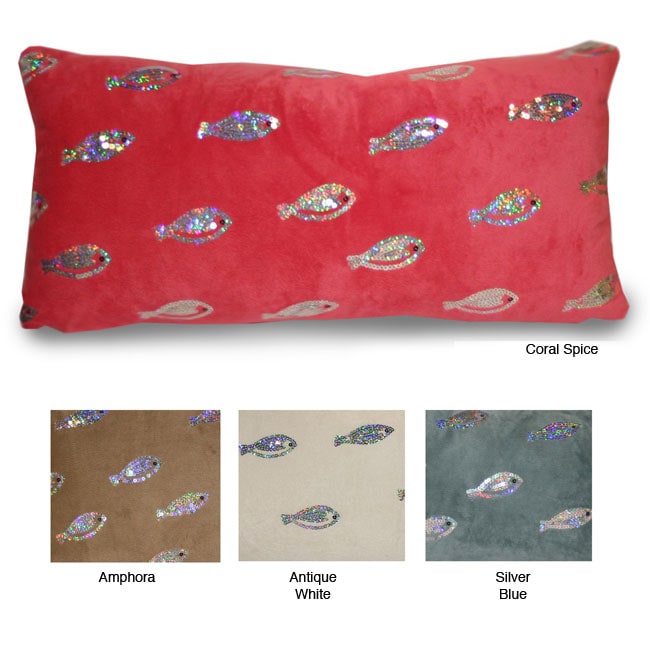 Nemo Sequin Fish Decoration Pillow  