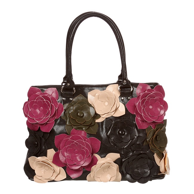 Steve Madden Flower Multi Tote Bag - Free Shipping Today - Overstock ...