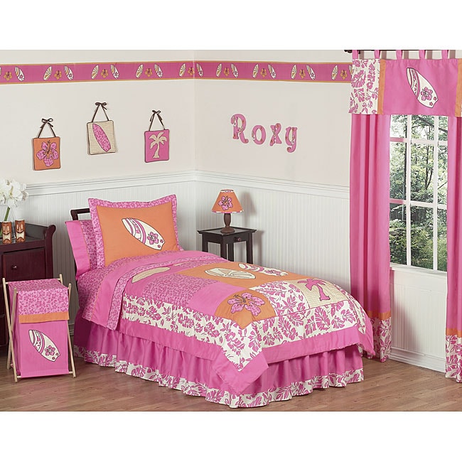   Surf 3 piece Girls Full/ Queen size Bedding Set  