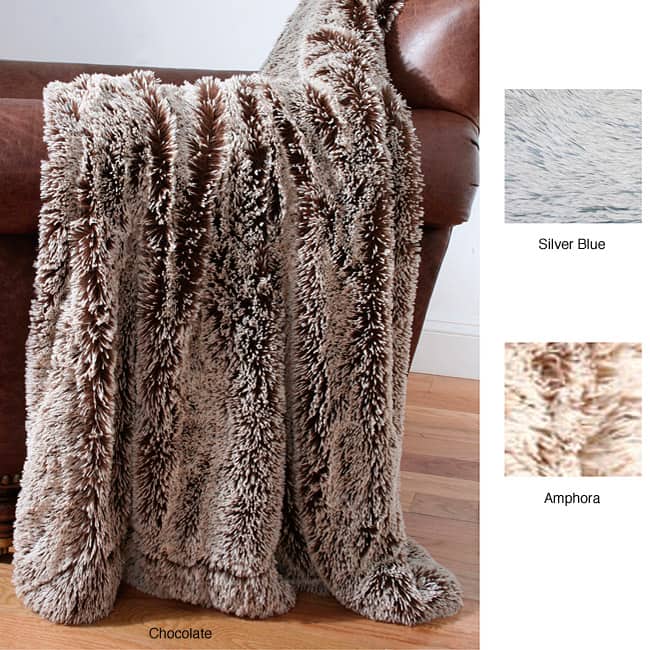Porcupine Faux Fur Throw