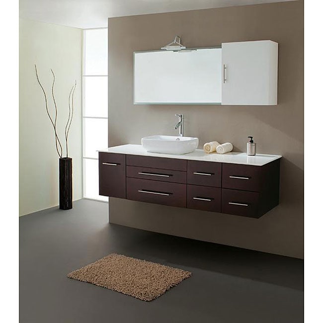 Gemini 59 inch Modern Single Sink Vanity Set