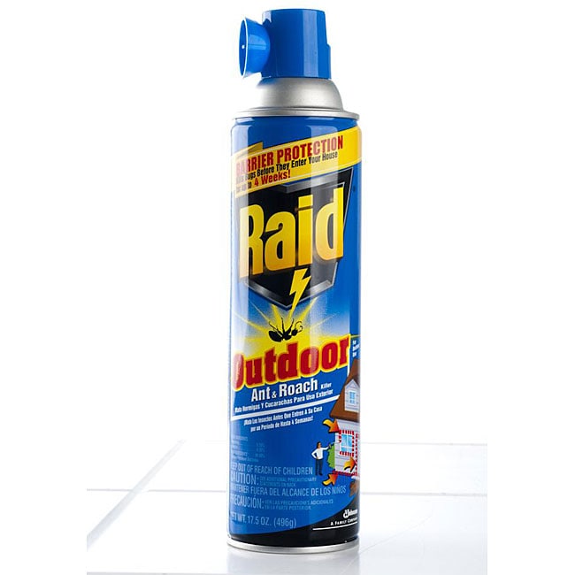 Raid Outdoor 17.5 oz Ant & Roach Killer (Pack of 4)