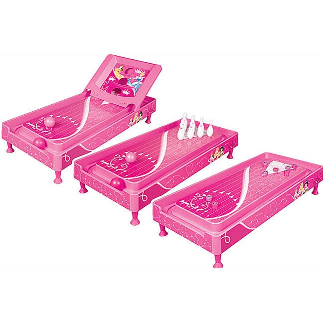 Disney Princess Mini 3 In 1 Table Top Game Center