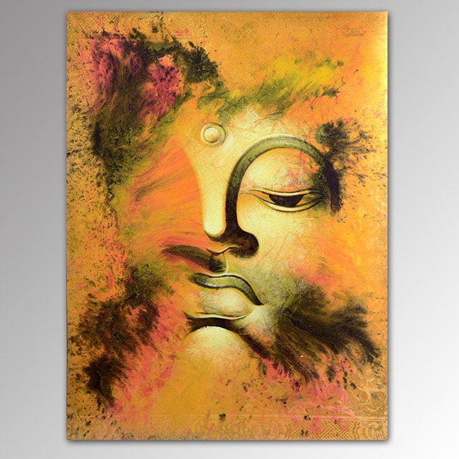 Abstract Buddha Original Canvas Art (Indonesia)  