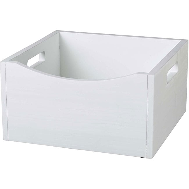 Cedar White Drawer Storage Box  