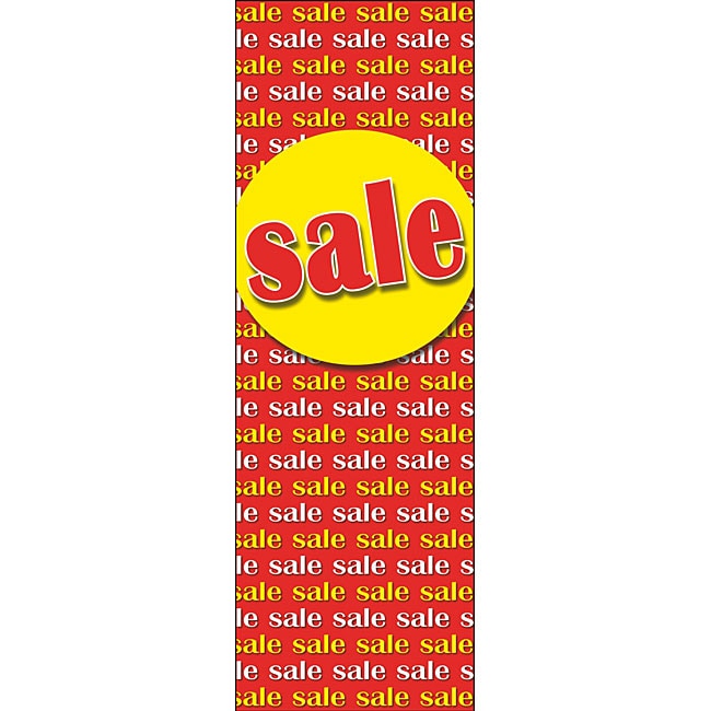 Foxfire Sale Vertical Vinyl Banner (2 x 6)  