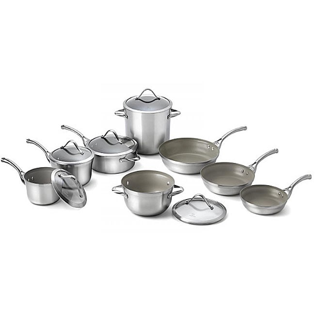 Calphalon Contemporary 13 piece Nonstick Stainless Cookware Set