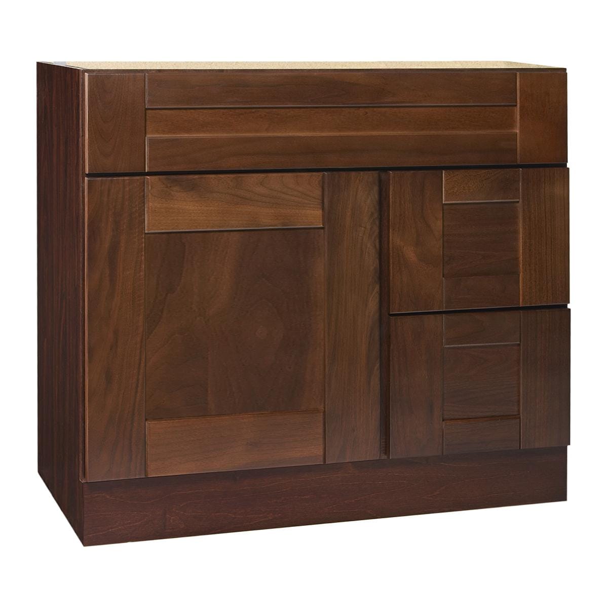 Georgetown Series 36x21 inch Vanity Base with Right side Drawers