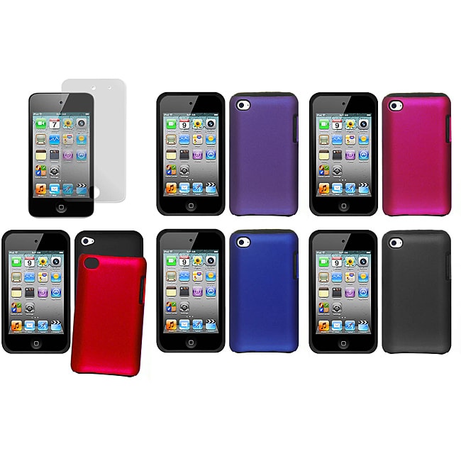 Apple iPod Touch 4th Generation Silicone and Rubberized Hybrid Case 