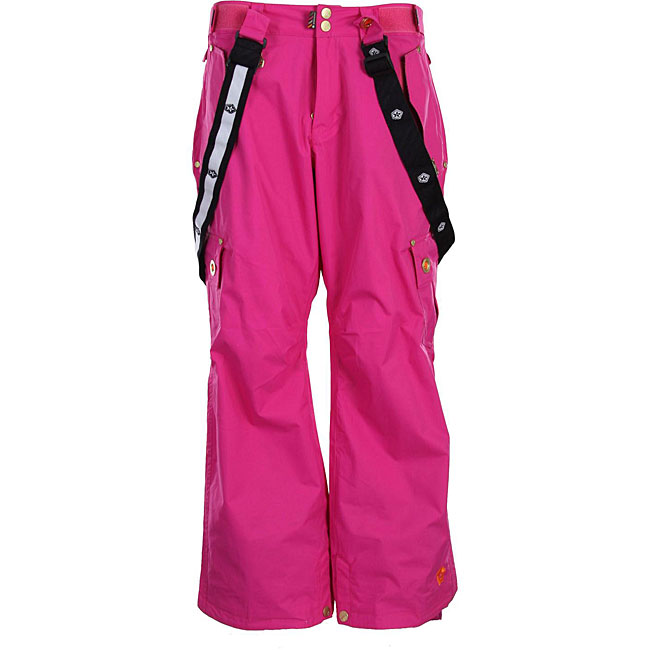 light pink ski pants