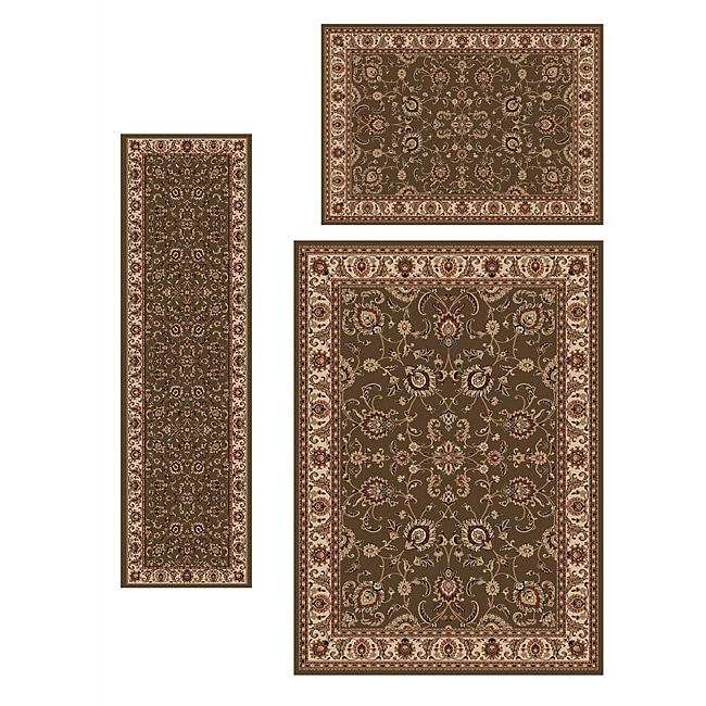  Sorina Oriental 3 piece Rug Set (33 x 411, 55 x 77, 22 x 77