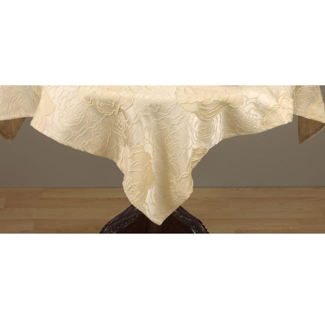 Champagne Rose Square Tablecloth