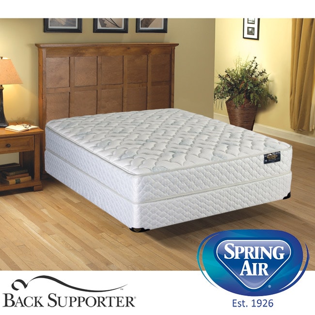 Spring Air Alpine Firm Value Back Supporter Queen size Mattress Set 