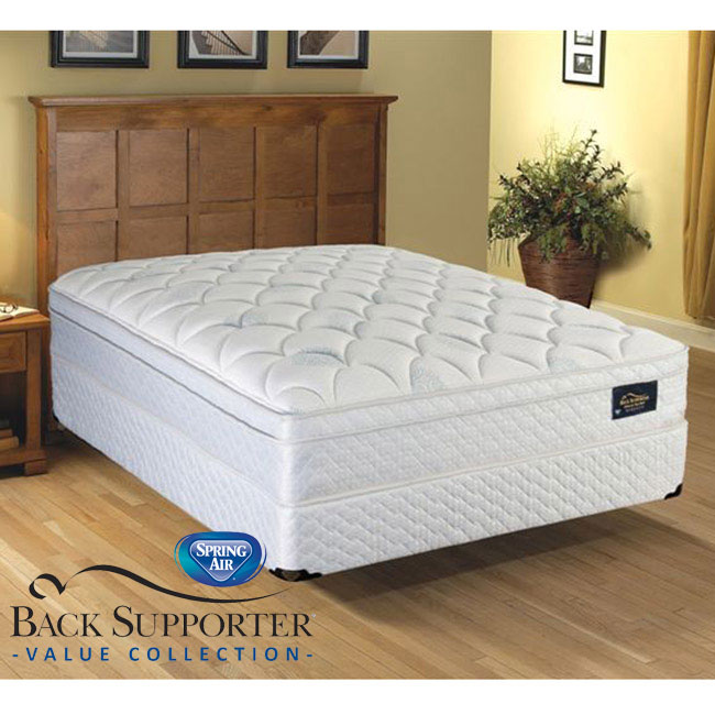 Spring Air Meadow Pillow Top Value Back Supporter Queensize Mattress