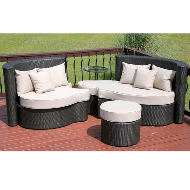 Savannah Outdoor Clics Budapest 3 Piece Wicker Day Savannah Outdoor Clics Budapest 3 Piece Wicker Day Bed Set Free Shipping Today 5414275