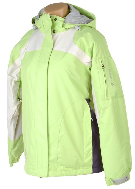 Gerry Women's Tri Color Ski Jacket w/Removable Hood - Free Shipping ...