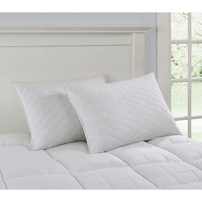 Jumbo size 233 Thread Count Feather Pillows (Set of 2)