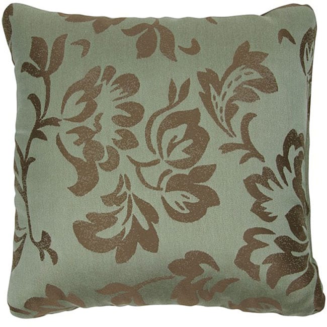 Merritt Mint 18-inch Knife Edged Outdoor Pillows with Sunbrella Fabric (Set of 2)