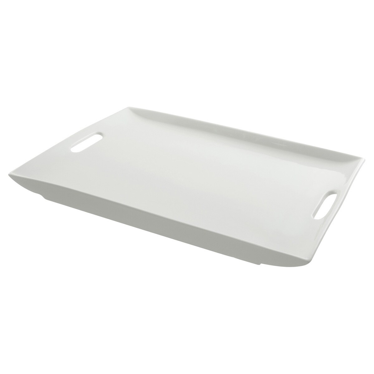 white rectangle platter