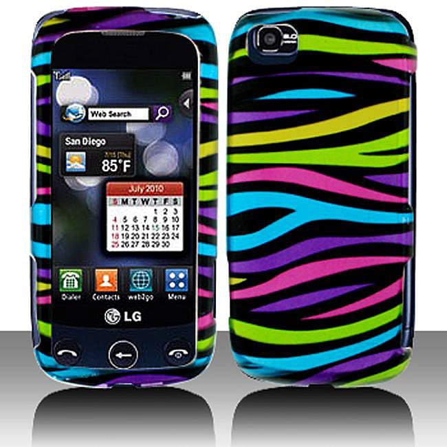 Rainbow Zebra LG Sentio GS505 Protector Case  