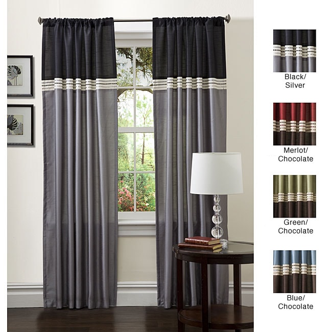 Lush Decor 84 inch Terra Curtain Panel Pair  