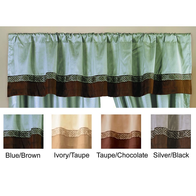 Kyoto Contrast Border Valance  