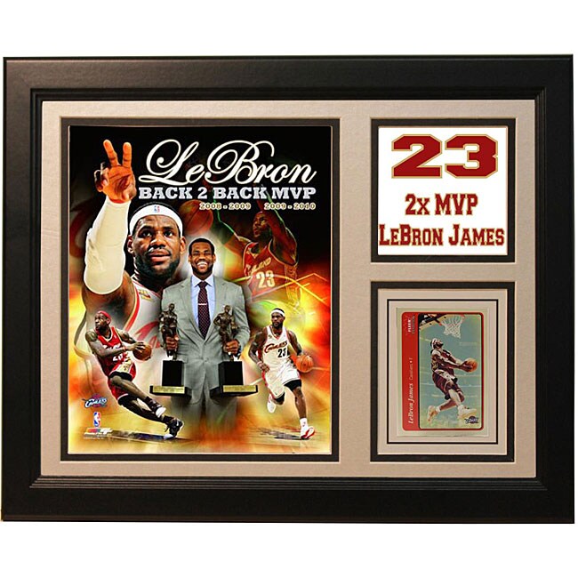 Cleveland Cavaliers LeBron James 11x14 2010 MVP Deluxe Frame Plaque