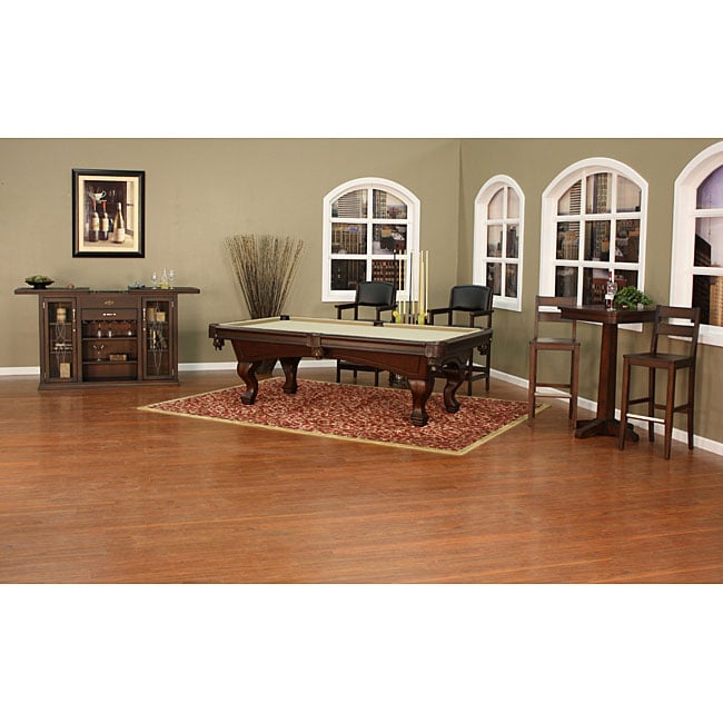 Ashland Complete Pool Table Game Room Furniture Set  